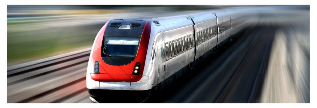 High speed train image